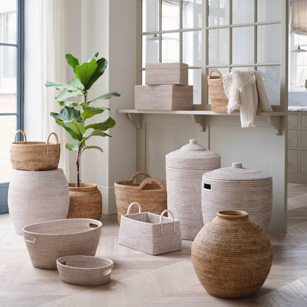 Rattan Storage & Baskets