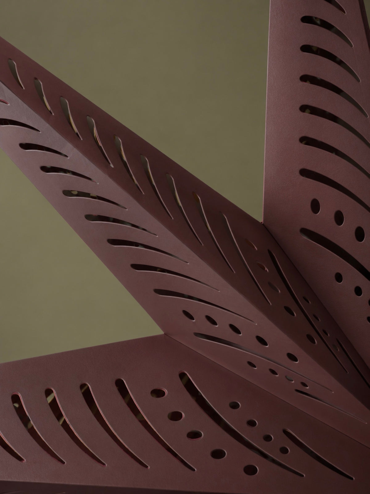 Burgundy Decorative Paper Star