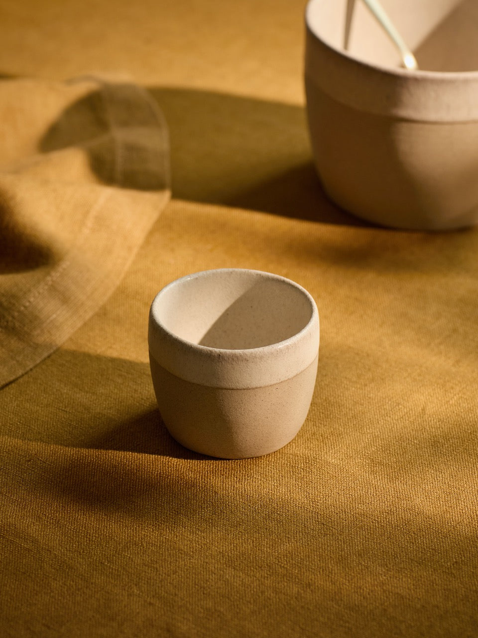 Arenito Sand Stoneware Espresso Cup
