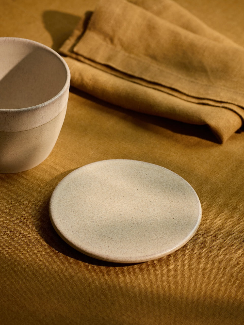 Arenito Sand Stoneware Appetiser Plate
