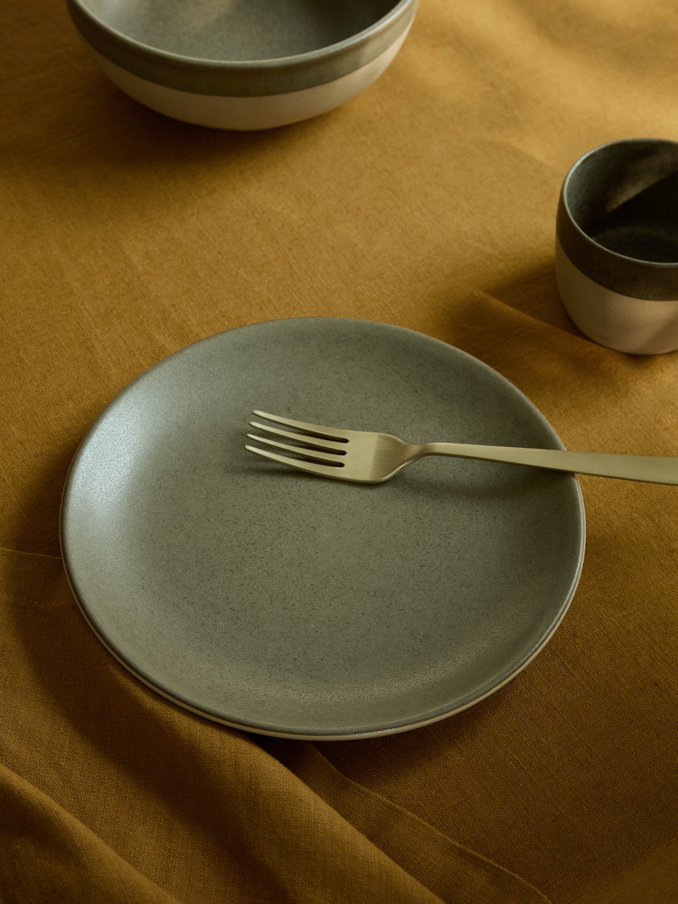 Arenito Olive Stoneware Tableware