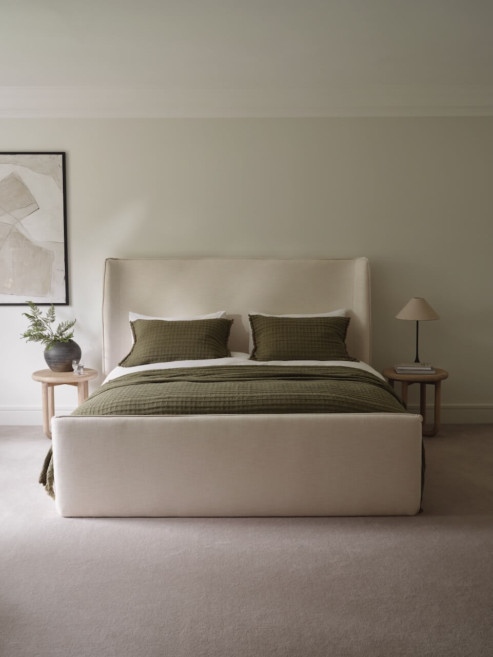 Beja Cotton Quilt Khaki
