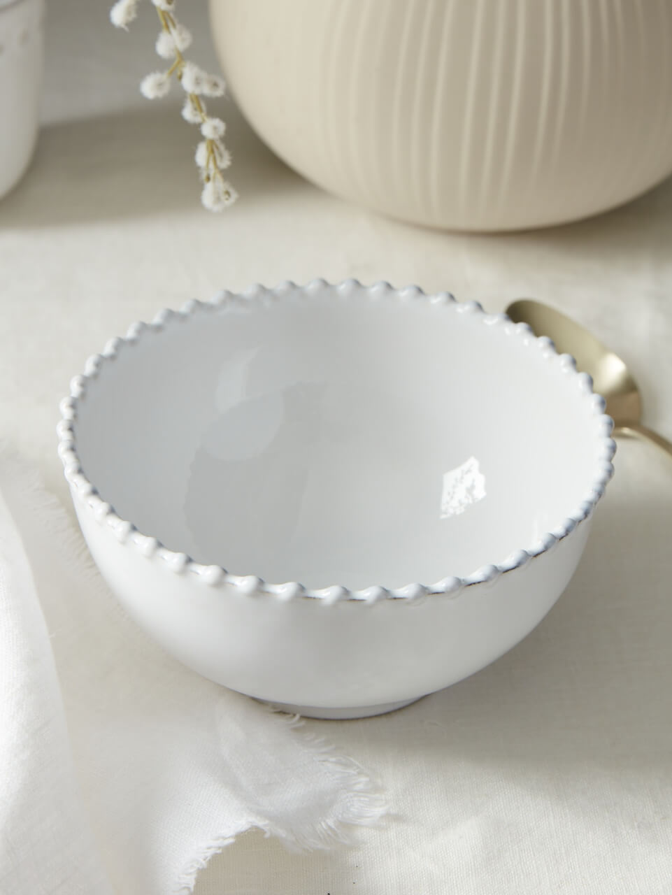 Pearl Stoneware Cereal Bowl