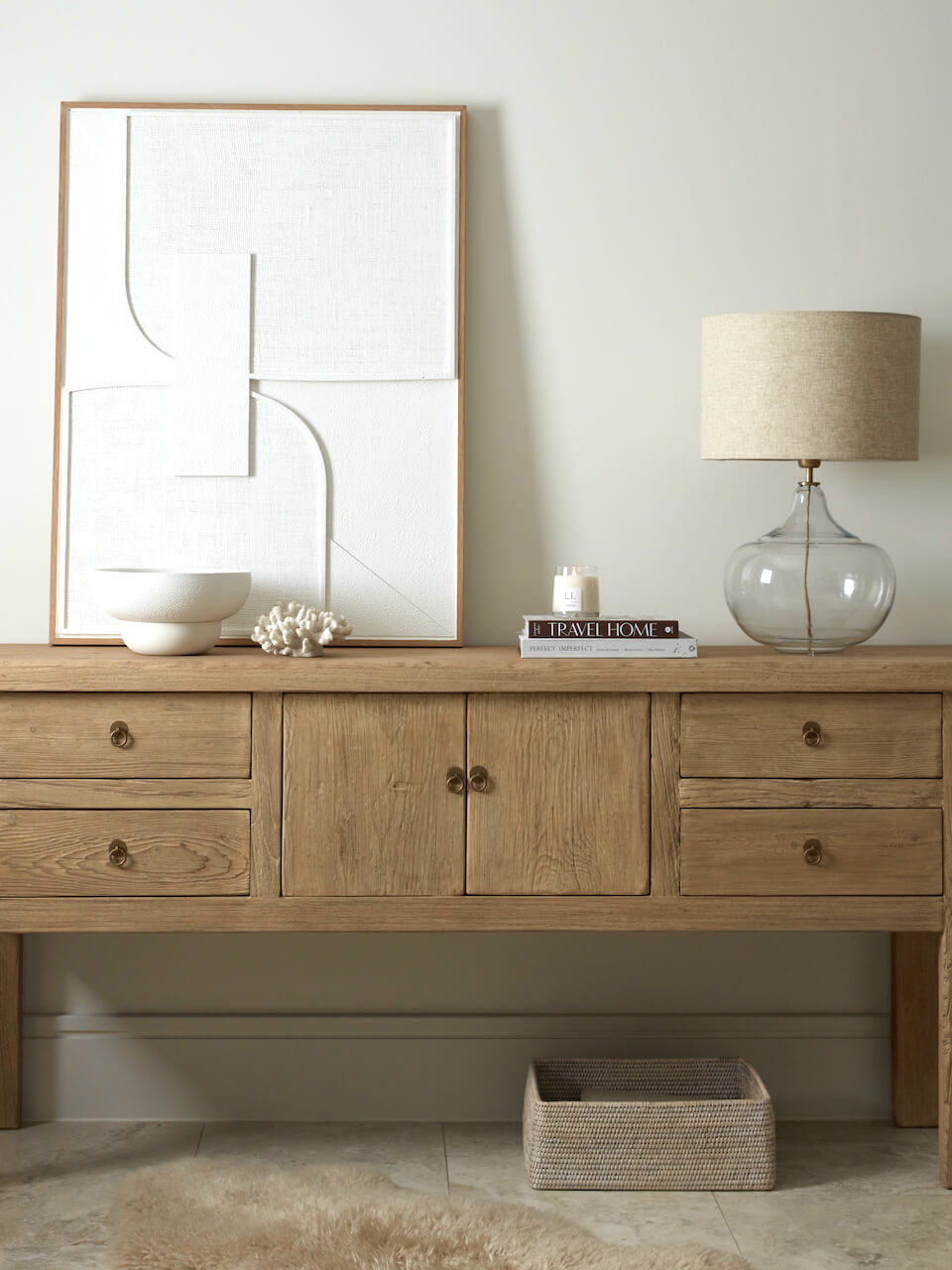 Langley Large Reclaimed Wood Console Table
