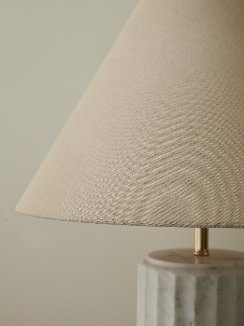 Lumo Carrara Marble Table Lamp & Shade