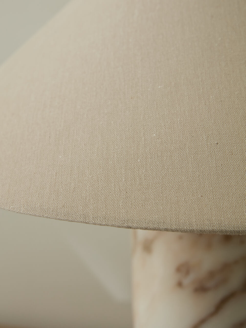 Nura Calacatta Gołd Marble Table Lamp & Shade
