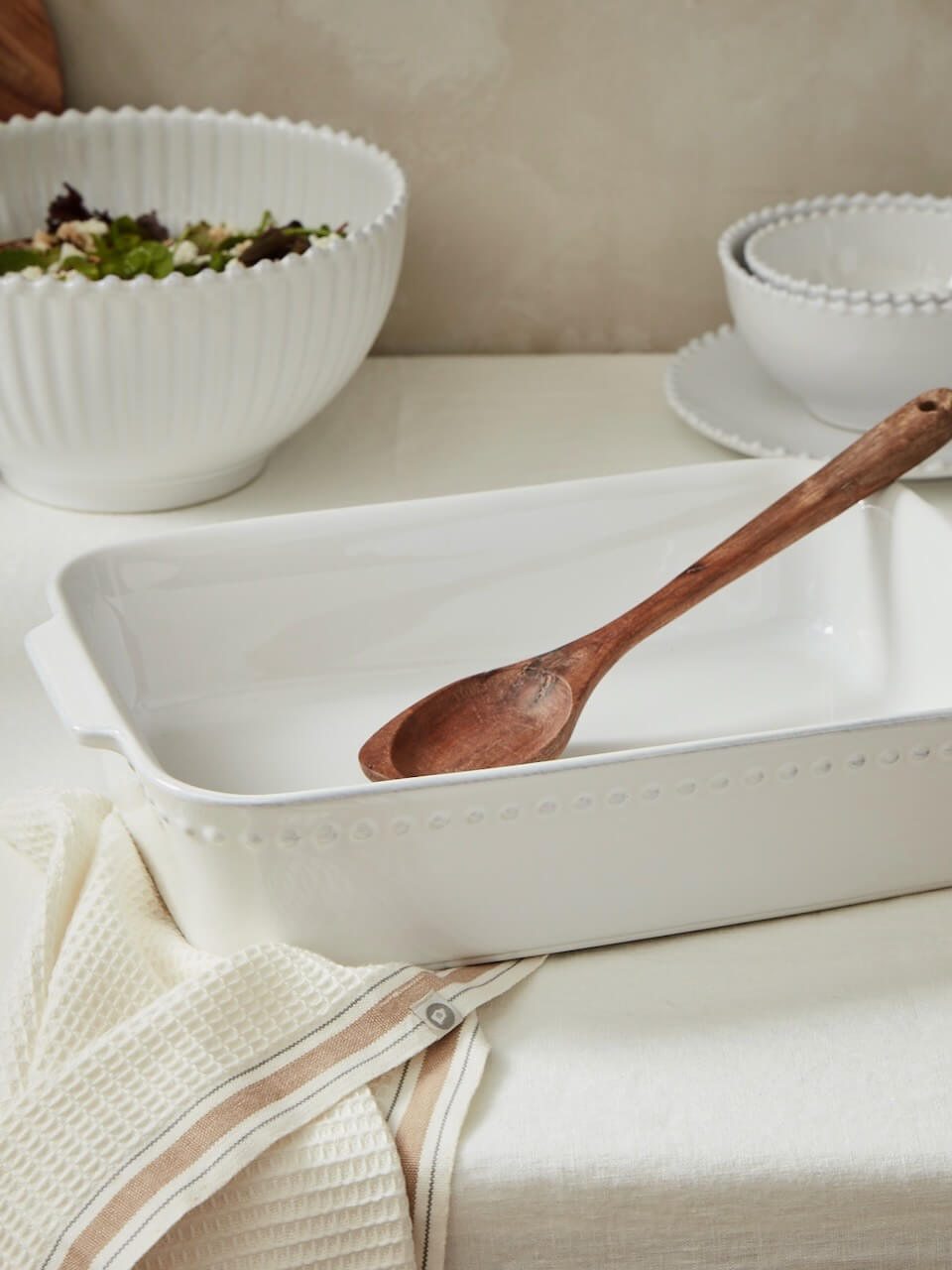 Pearl Stoneware Baking Dish