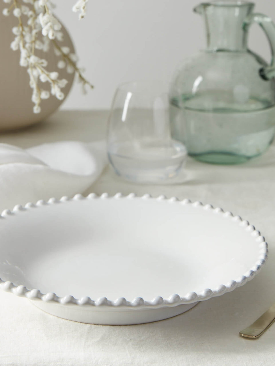 Pearl Stoneware Soup Bowl