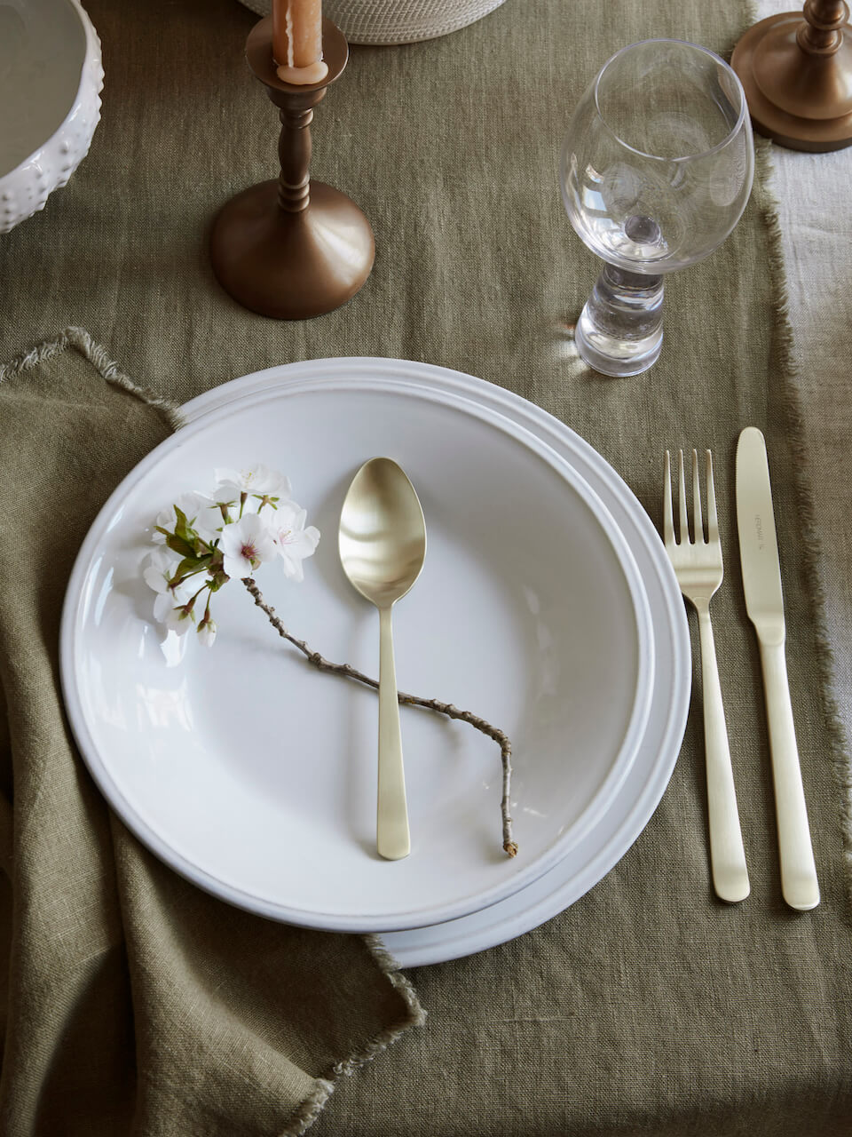 Sintra Matt Champagne 16 Piece Cutlery Set