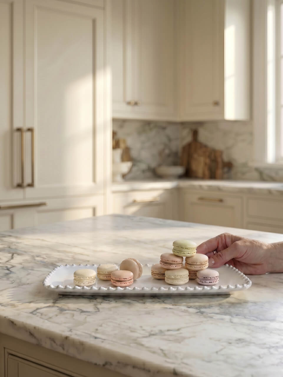 Pearl Stoneware Tray