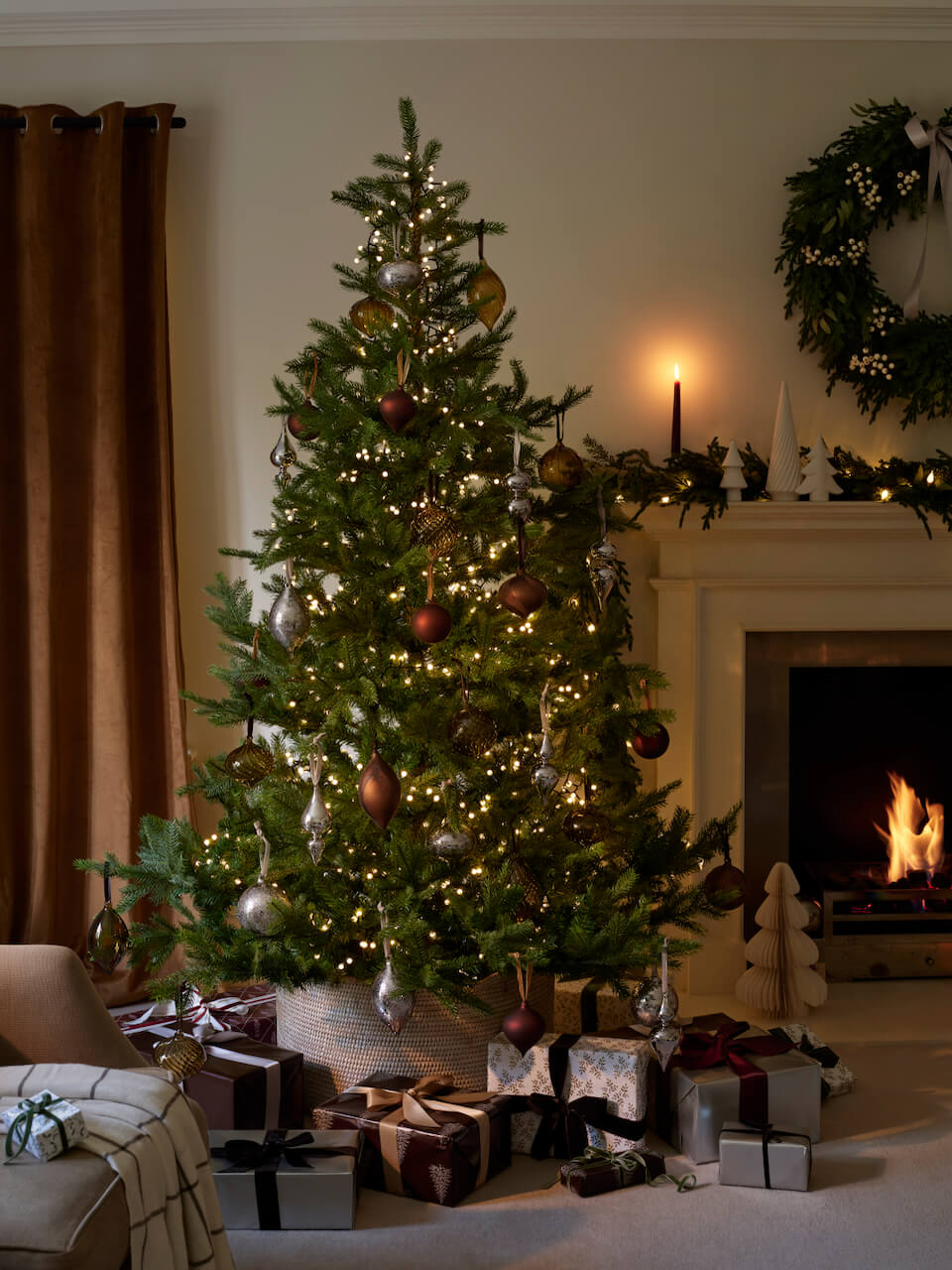 Chocolate Brown Christmas Decorations