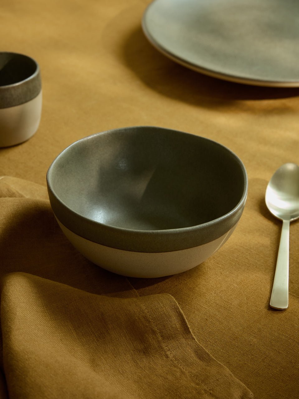 Arenito Olive Stoneware Tableware