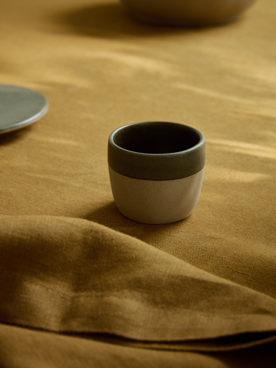 Arenito Olive Stoneware Espresso Cup