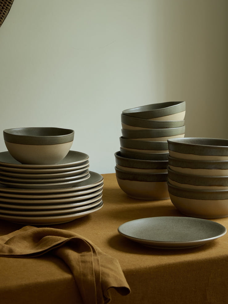 Arenito Olive Stoneware Tableware