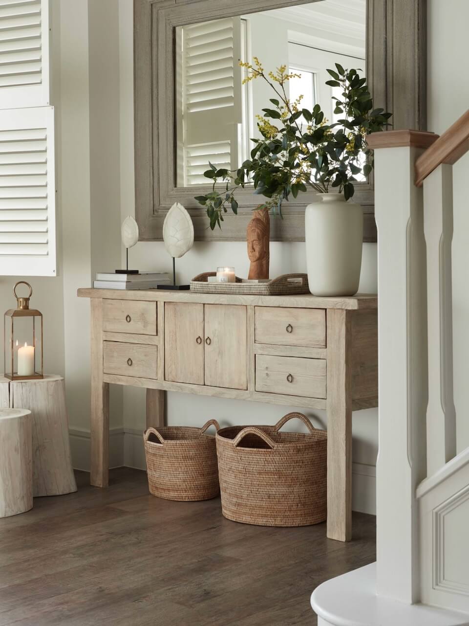 Langley Medium Reclaimed Wood Console Table