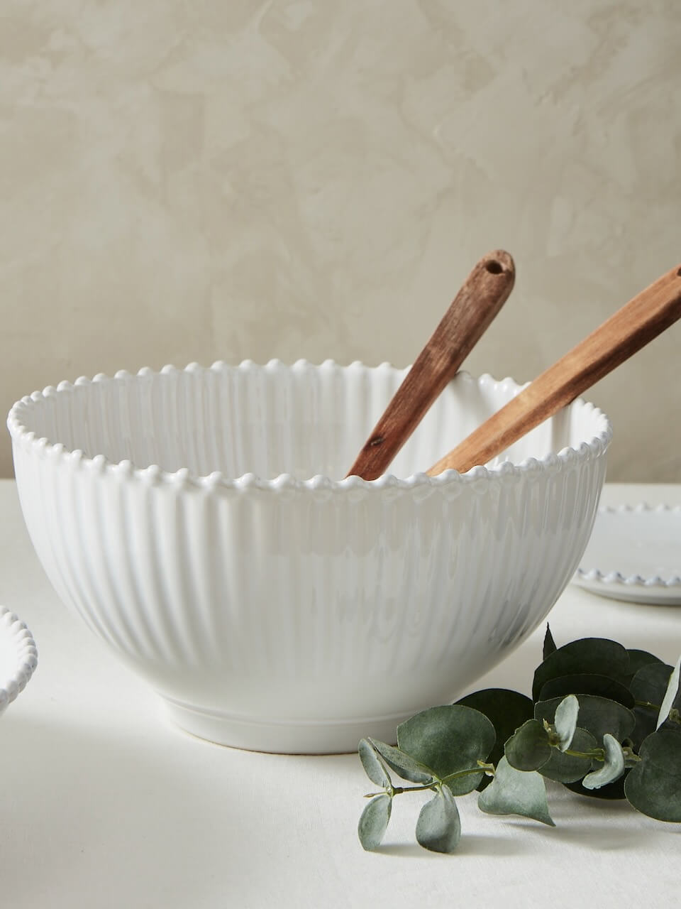 Pearl Stoneware Serving Bowl