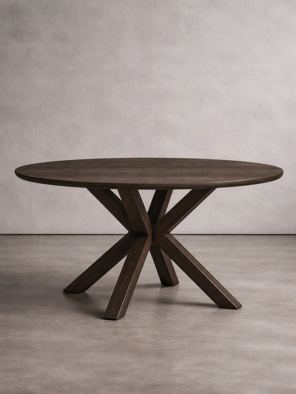 Richmond Round Solid Elm Dining Table – Made to Order