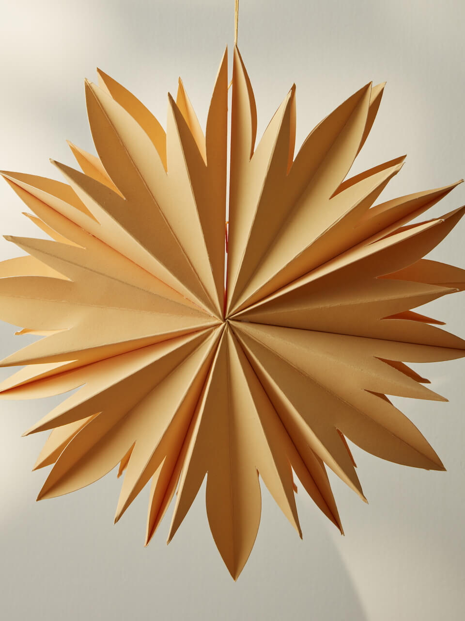 Yellow Paper Hanging Easter Decoration