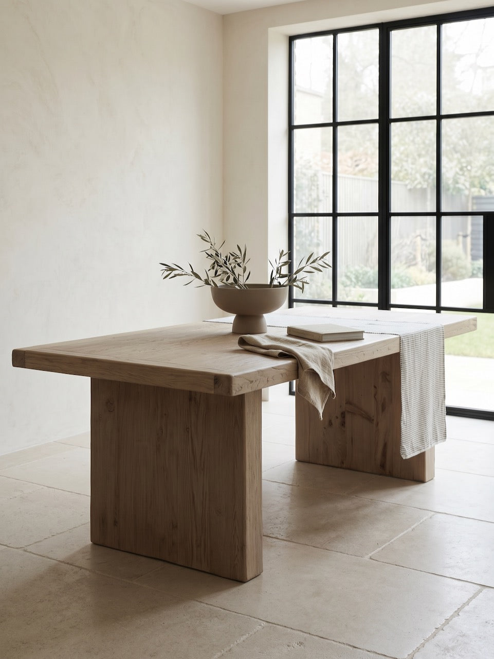 Lindon Reclaimed Wooden Dining Table - 6-8 Seater
