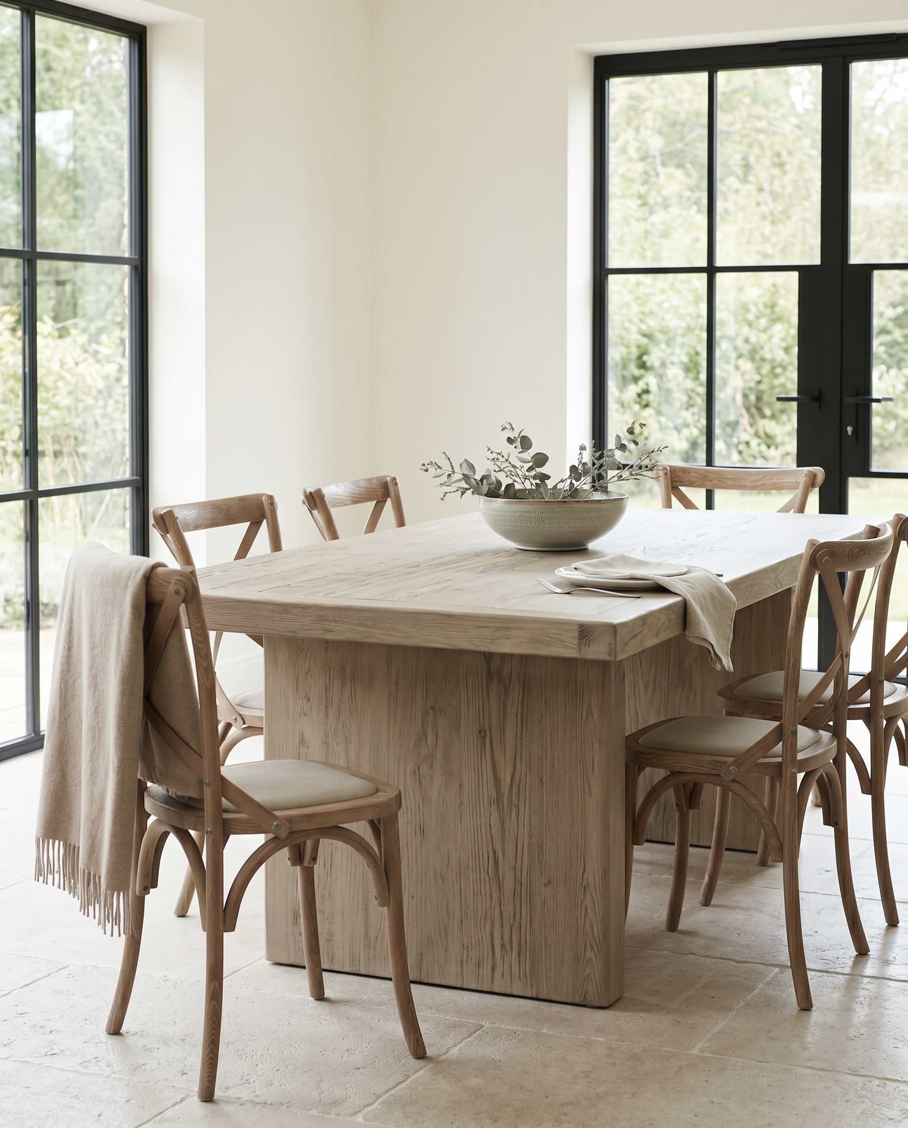 Lindon Reclaimed Wooden Dining Table - 6-8 Seater